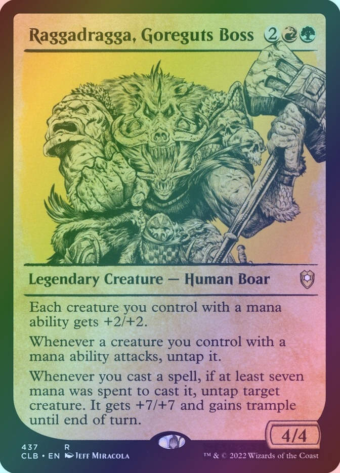 Raggadragga, Goreguts Boss (CLB) (437) / Showcase / Foil