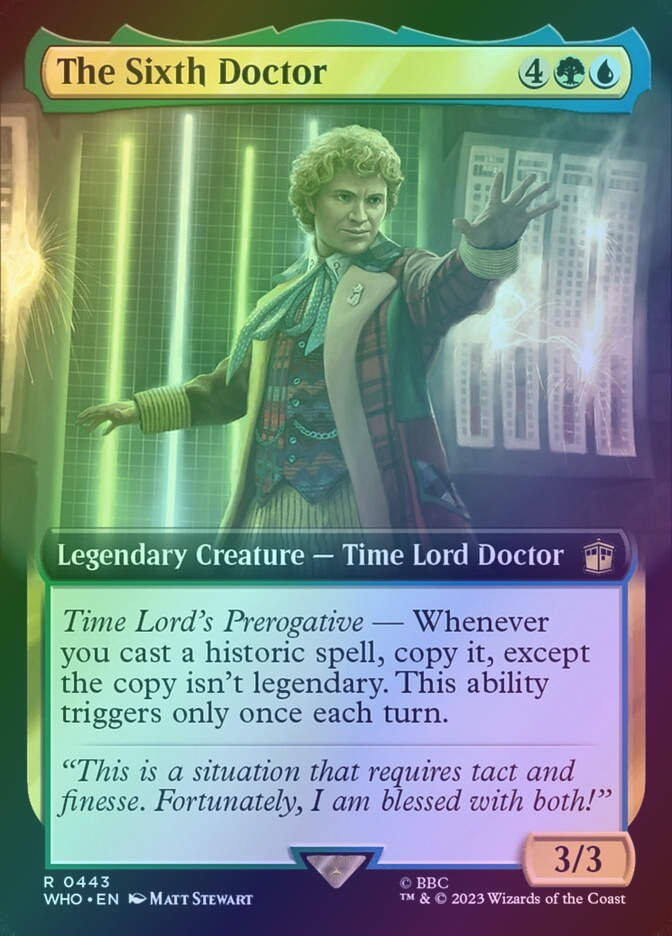 The Sixth Doctor (WHO) (443) / Extended Art / Foil