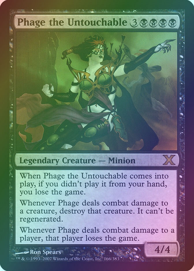 Phage the Untouchable (10E) (166) / Foil