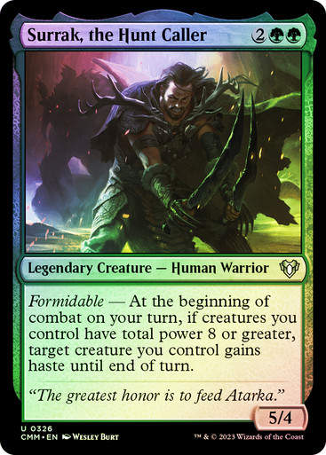 Surrak, the Hunt Caller (cmm) / Foil
