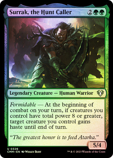 Surrak, the Hunt Caller (cmm) / Foil