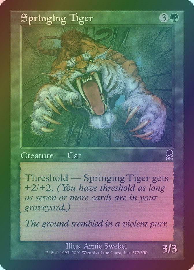 Springing Tiger (ODY) (272) / Foil