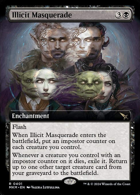 Illicit Masquerade (mkm) (401) / Extended Art