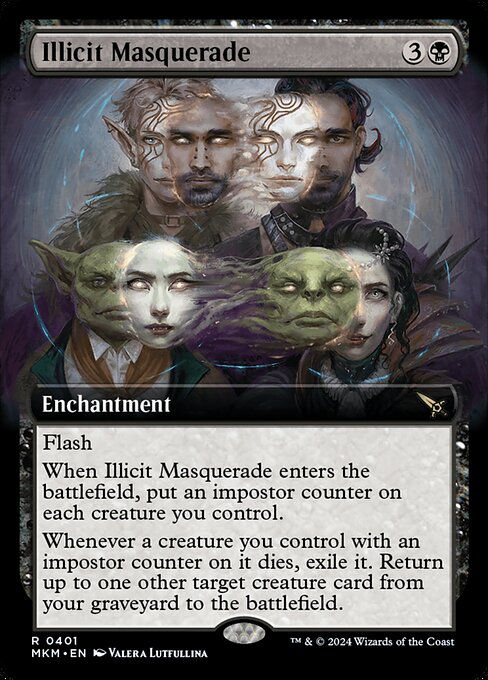 Illicit Masquerade (mkm) (401) / Extended Art