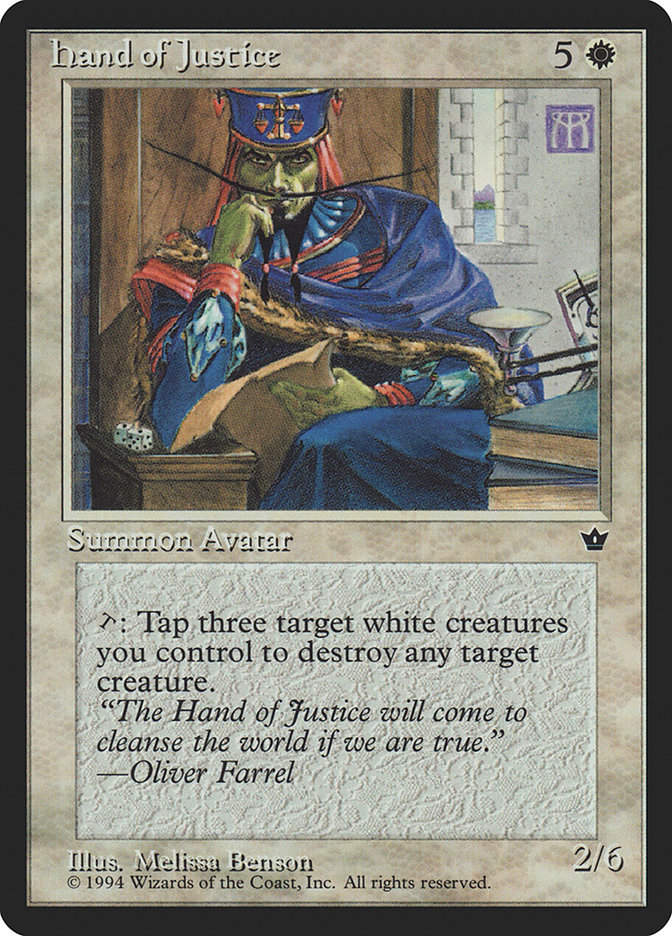 Hand of Justice (fem)