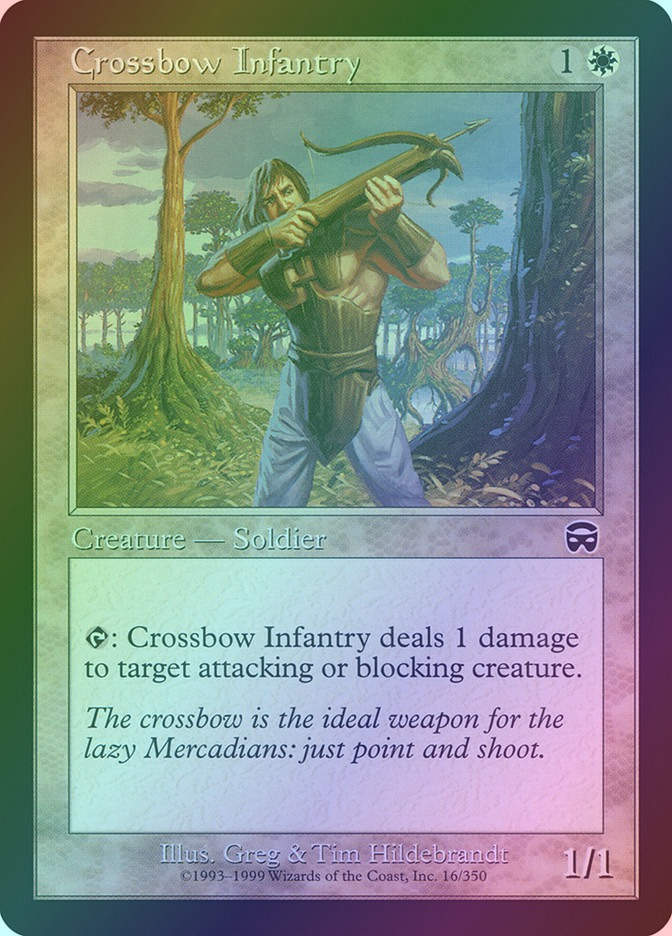 Crossbow Infantry (MMQ) (16) / Foil