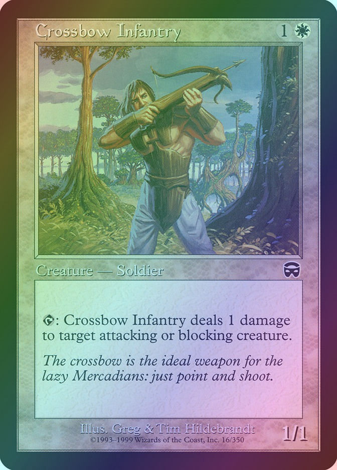 Crossbow Infantry (MMQ) (16) / Foil