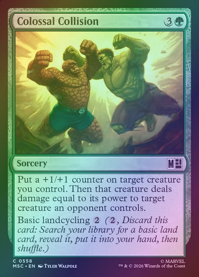 Colossal Collision (MSC) (558) / Foil