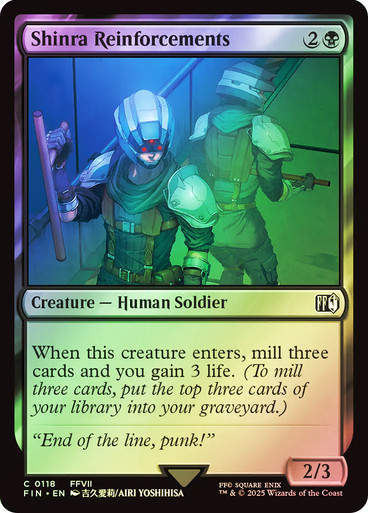 Shinra Reinforcements (FIN) (118) / Foil