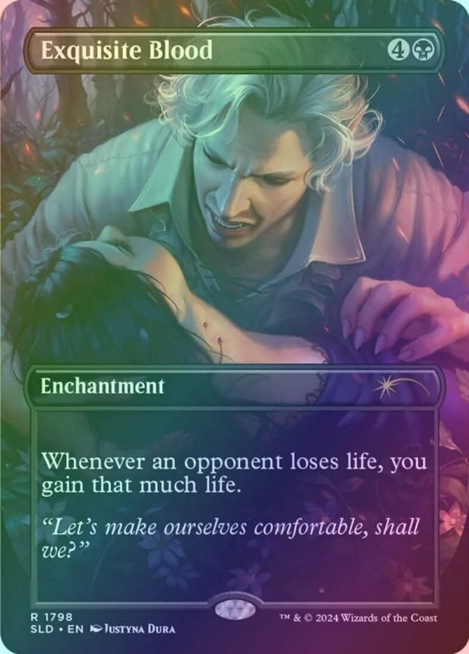 Exquisite Blood (SLD) (1798) / Borderless / Foil