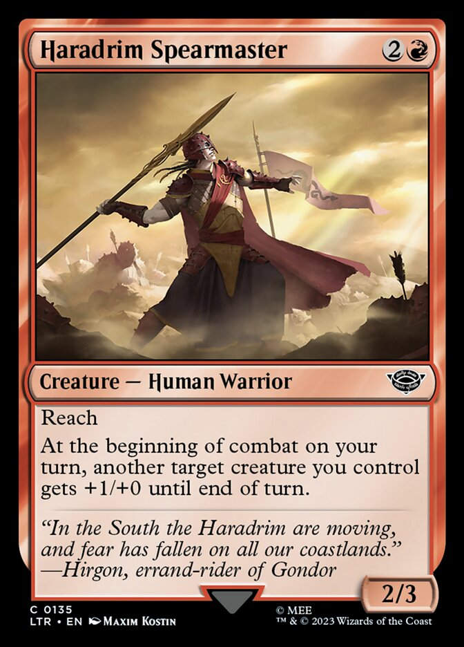 Haradrim Spearmaster (LTR) (135)