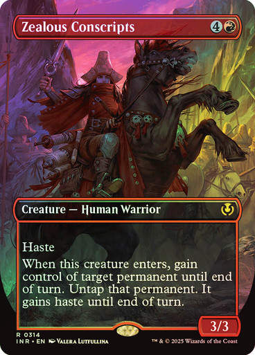 Zealous Conscripts (INR) (314) / Foil / Borderless
