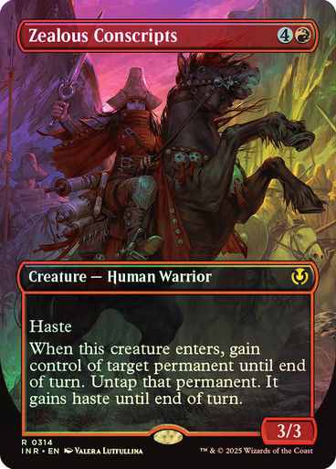 Zealous Conscripts (INR) (314) / Foil / Borderless