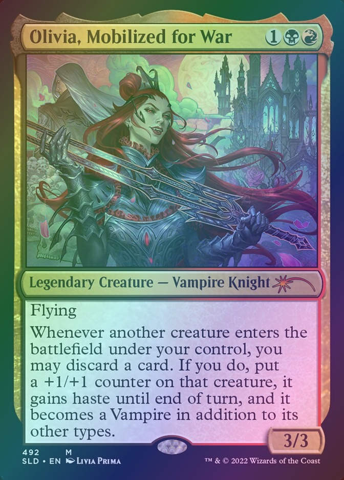 Olivia, Mobilized for War (SLD) (492) / Foil