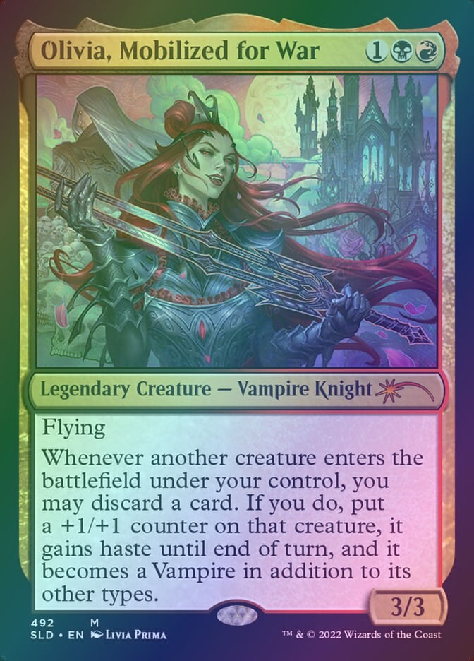 Olivia, Mobilized for War (SLD) (492) / Foil