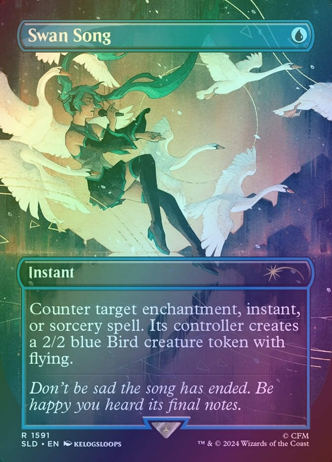 Swan Song (SLD) (1591) / Borderless / Foil