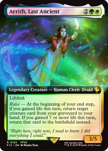 Aerith, Last Ancient (FIC) (163) / Extended Art / Foil