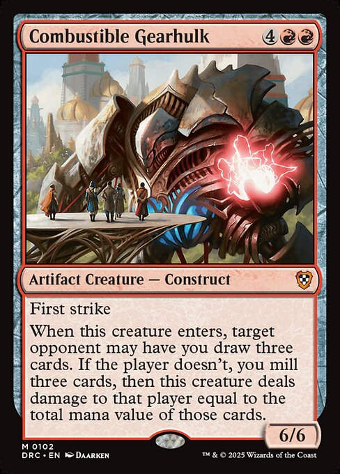 Combustible Gearhulk (DRC) (102)