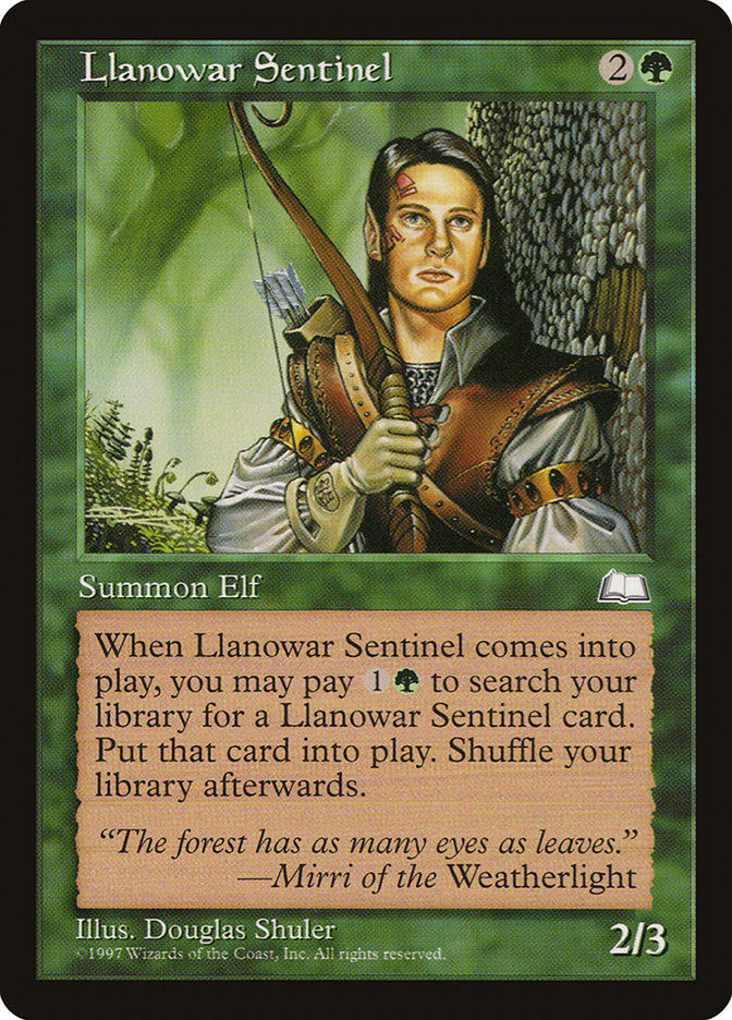 Llanowar Sentinel (WTH) (134)