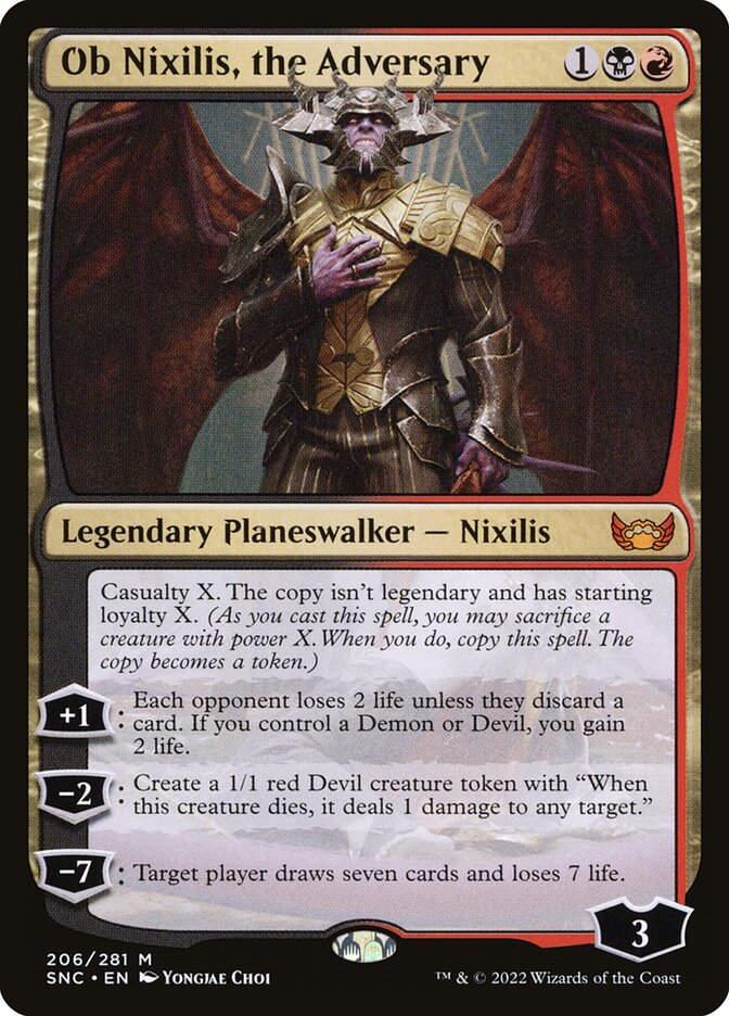 Ob Nixilis, the Adversary (SNC) (206)