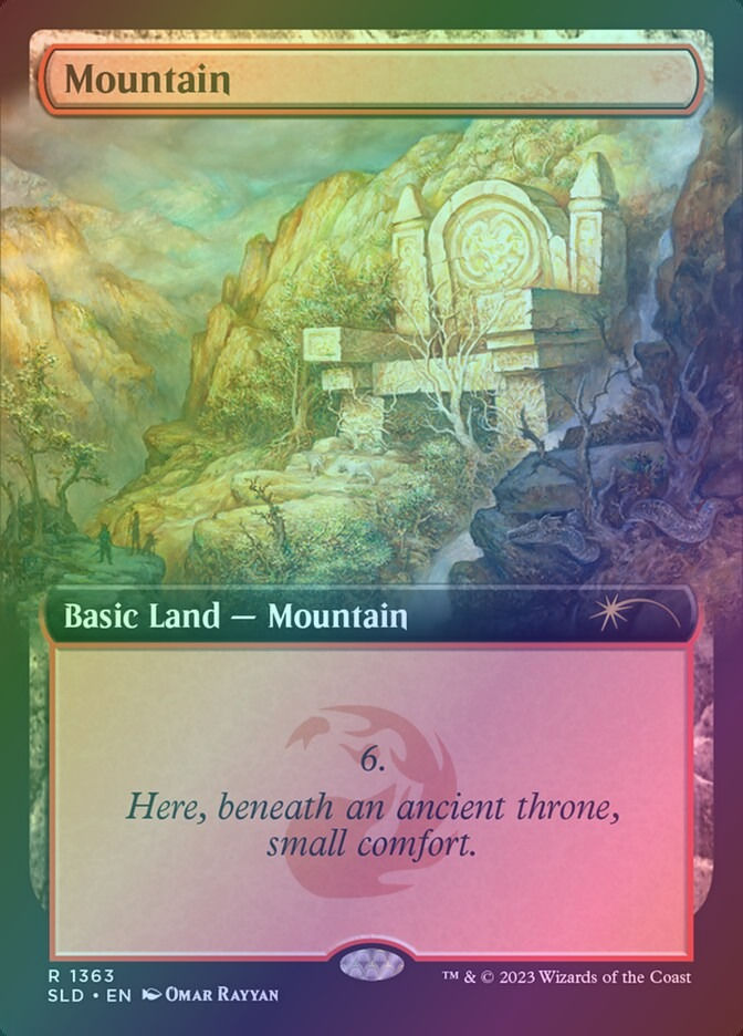 Mountain (SLD) (1363) / Extended Art / Foil