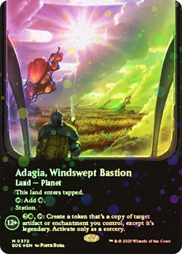 Adagia, Windswept Bastion (EOE) (372) / Borderless Galaxy Foil