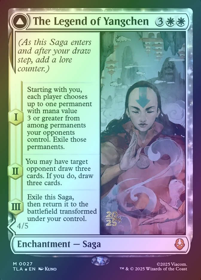 The Legend of Yangchen // Avatar Yangchen (PTLA) (27s) / Foil