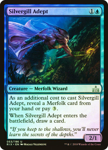 Silvergill Adept (RIX) (53) / Foil