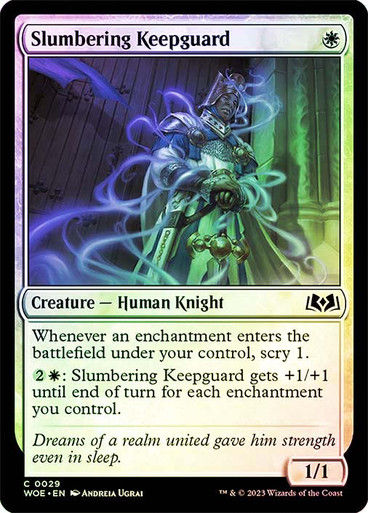 Slumbering Keepguard (woe) / Foil