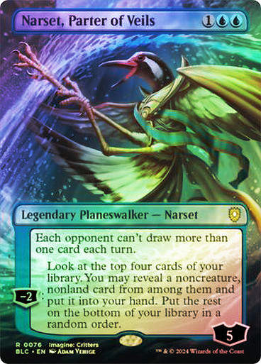 Narset, Parter of Veils (blc) (76) / Borderless Foil