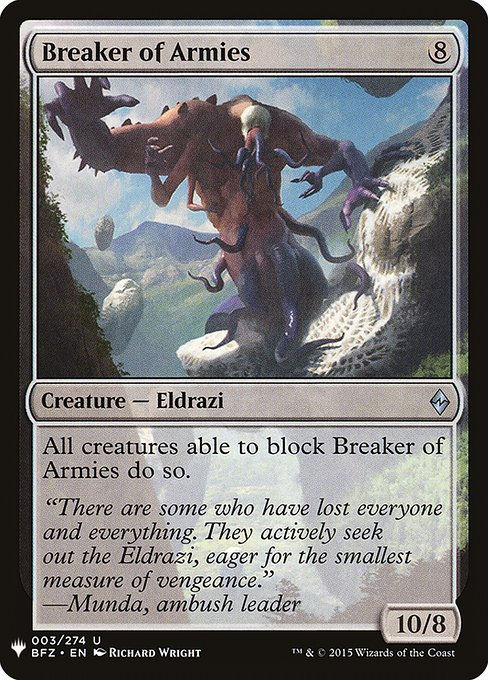 Breaker of Armies (PLST) (BFZ-3)