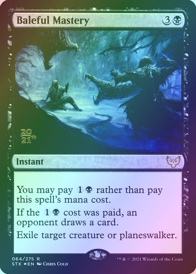 Baleful Mastery (PSTX) (64s) / Foil