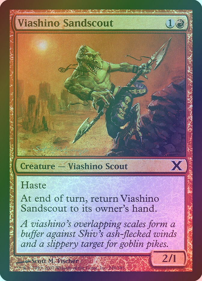 Viashino Sandscout (10E) (246★) / Foil