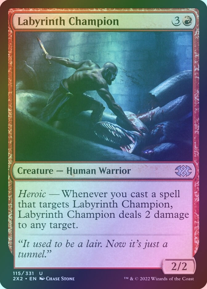 Labyrinth Champion (2X2) (115) / Foil