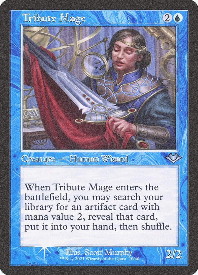 Tribute Mage (H1R) (10) / Foil Etched