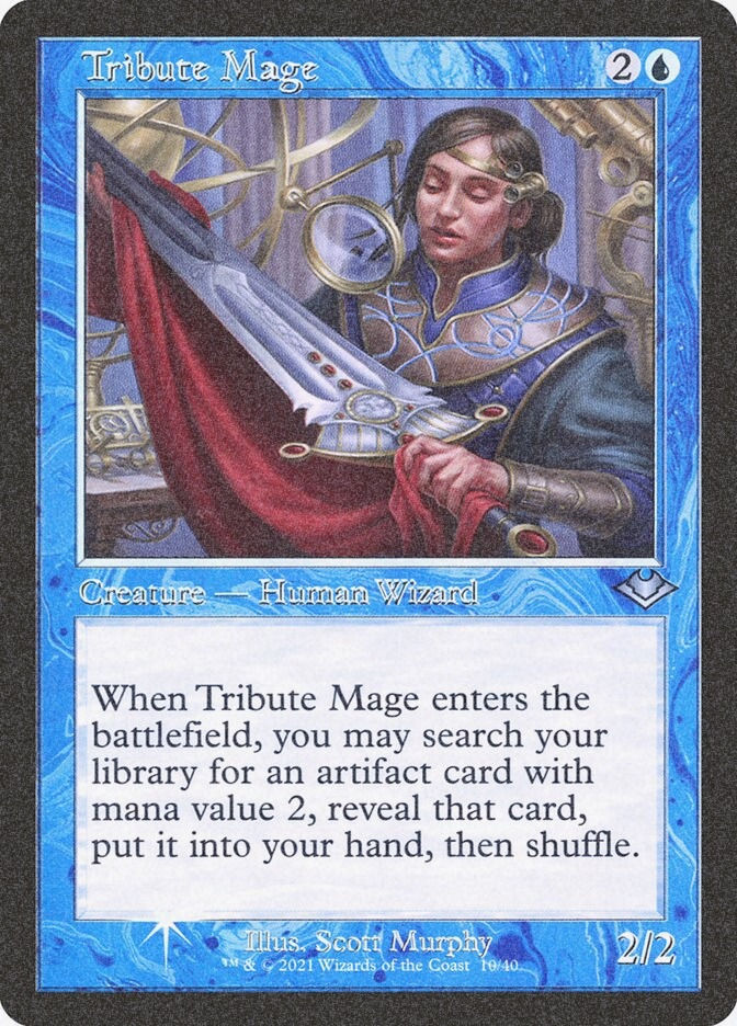 Tribute Mage (H1R) (10) / Foil Etched