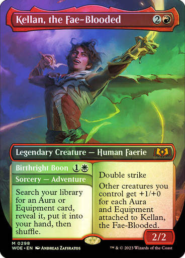 Kellan, the Fae-Blooded // Birthright Boon (woe) / Borderless Foil