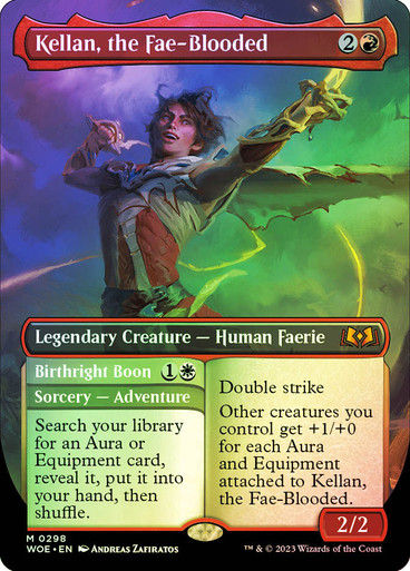 Kellan, the Fae-Blooded // Birthright Boon (woe) / Borderless Foil