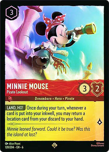 Minnie Mouse - Pirate Lookout (LOR_AZU) / Foil