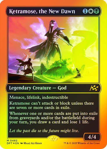 Ketramose, the New Dawn (DFT) (482)  / First Place Foil