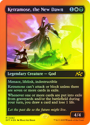 Ketramose, the New Dawn (DFT) (482)  / First Place Foil