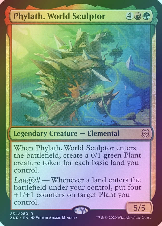 Phylath, World Sculptor (ZNR) (234) / Foil