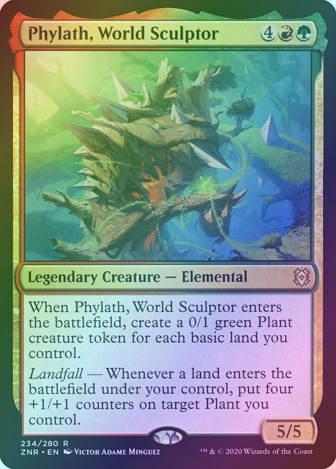 Phylath, World Sculptor (ZNR) (234) / Foil