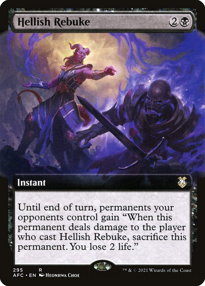 Hellish Rebuke (AFC) (295) / Extended Art