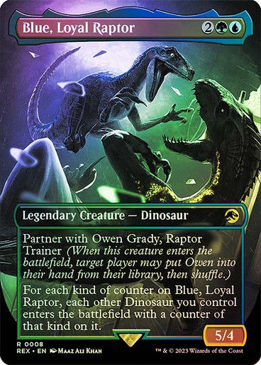 Blue, Loyal Raptor (rex) / Foil