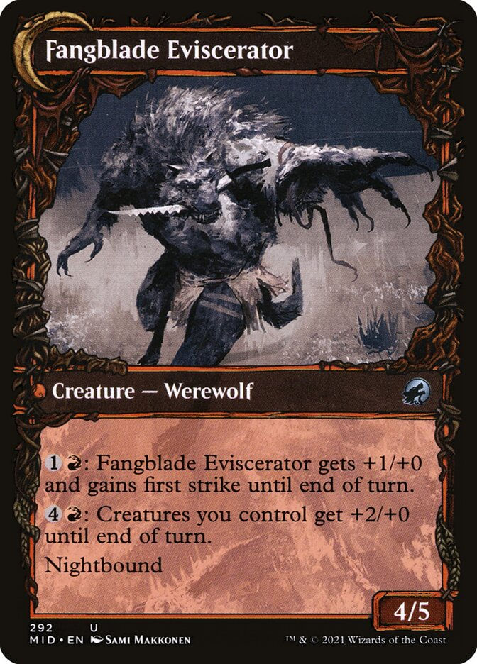 Fangblade Brigand // Fangblade Eviscerator (MID) (292) / Showcase — cara 2 de 2