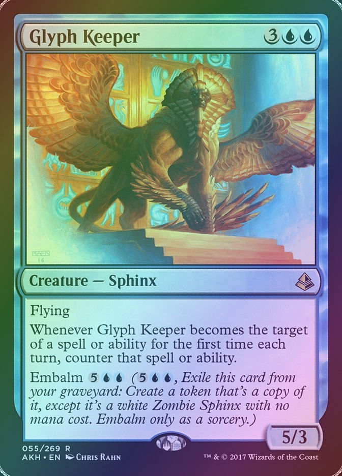 Glyph Keeper (AKH) (55) / Foil