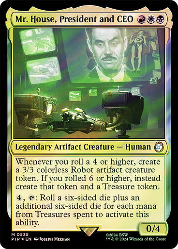 Mr. House, President and CEO (pip) (535) / Surge Foil