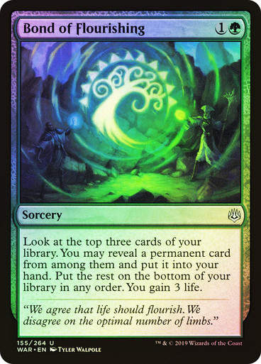 Bond of Flourishing (WAR) (155) / Foil