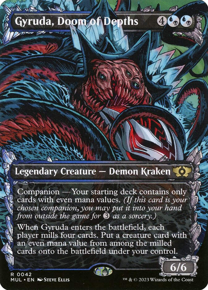 Gyruda, Doom of Depths (MUL) (42) / Borderless / Showcase
